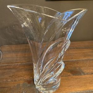 Large Lead Crystal Vase